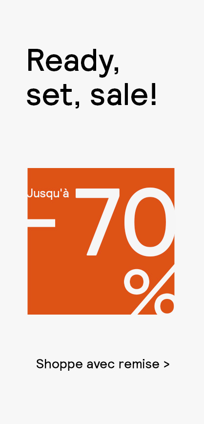 Soldes, remise jusqu'à -70 %